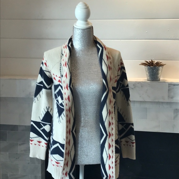 Buttons Sweaters - Unique Cardigan with a Shawl Collar - Preloved!